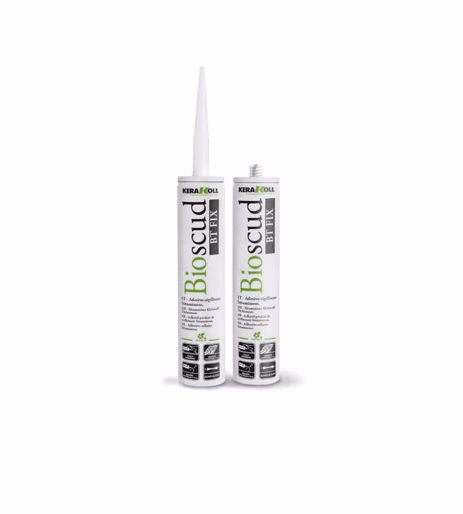 Kerakoll Sigillante Impermeabile Bioscud BT FIX 300ml - Bituminoso Tixotropico