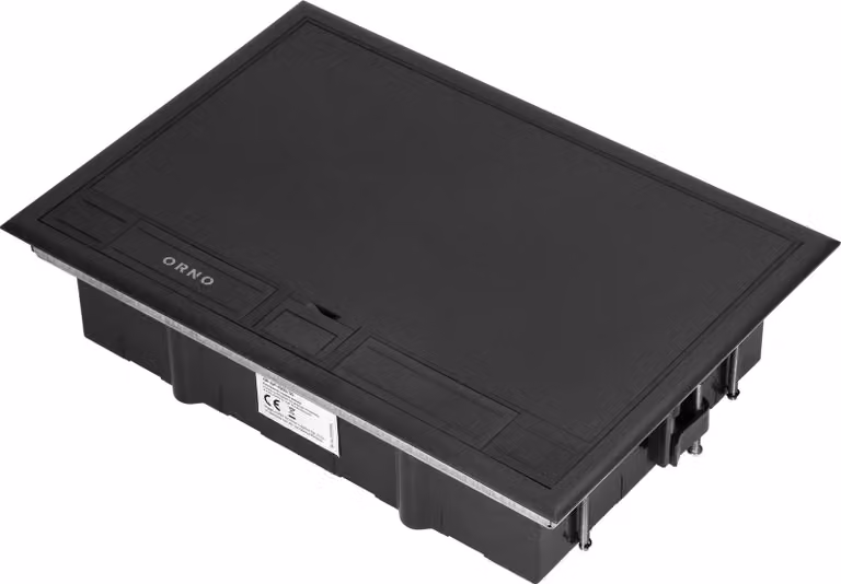 Scatola a pavimento per prese modulari 8 x 45x45 mm o 16 x 22,5x45 mm