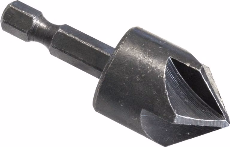 Fresa per smussare conica con gambo esagonale da 1/4" 19 mm