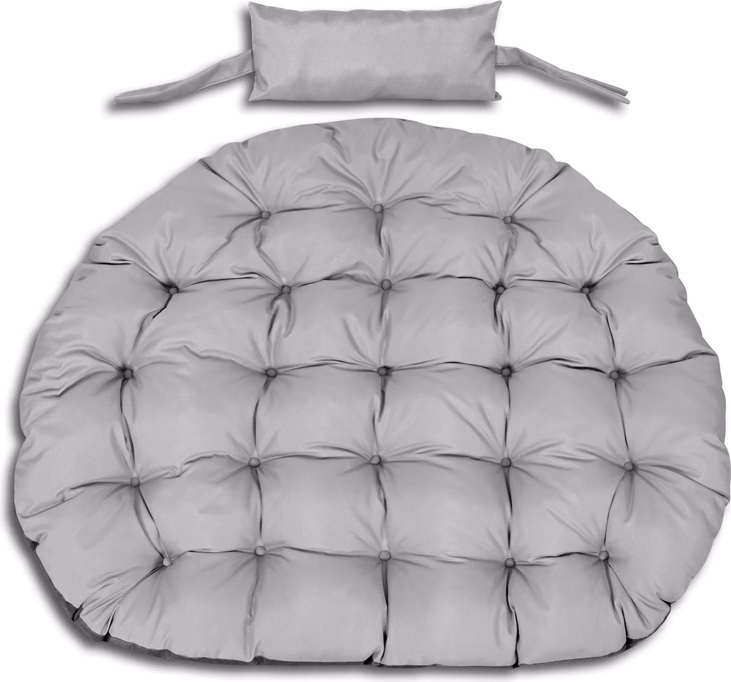 Cuscino da giardino per poltrona sospesa "Čapí Hnízdo", impermeabile e decorativo, 110 cm + poggiatesta