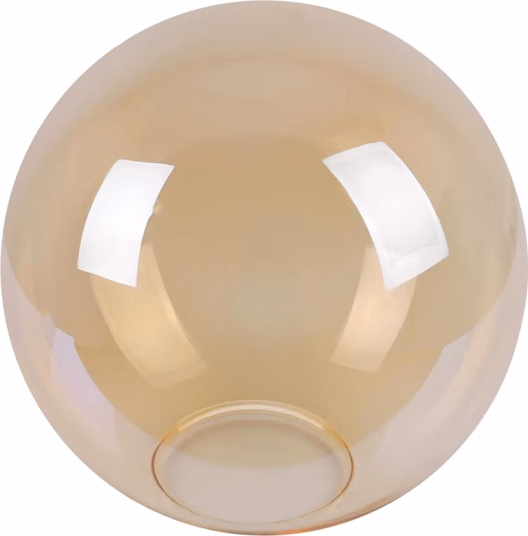 Paralume Paris color miele 14 cm – elegante paralume in vetro per un'illuminazione calda