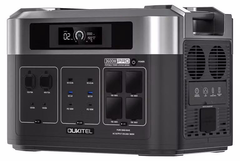 Centralina di alimentazione portatile - Batteria ricaricabile - Alimentazione di emergenza - Accumulo di energia - Stazione di ricarica - Batteria LiFePO4 da 2048 Wh