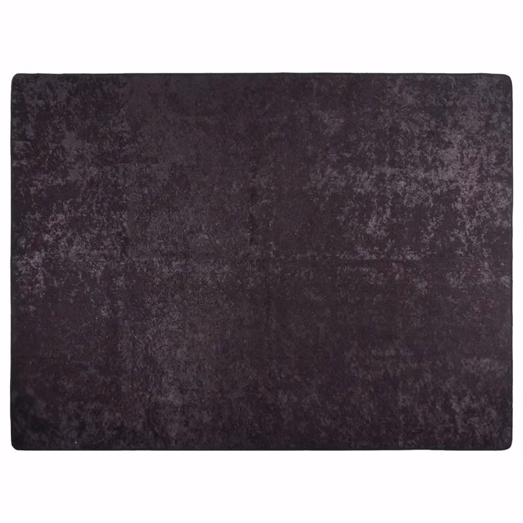 Tappeto Lavabile vidaXL Antracite con Design Astratto Moderno in Poliestere L: 400 cm, P: 300 cm – 2