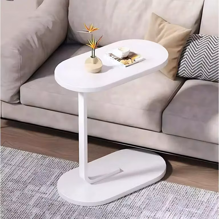 Tavolino Tavolino da salotto Tavolo da salotto per computer portatile Bianco moderno
