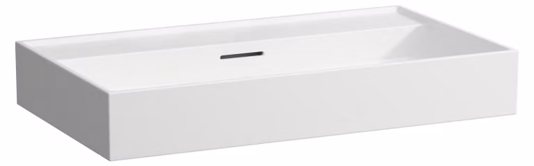 LAUFEN Kartell lavabo à poser, sans trou pour robinet, avec trop-plein, 800x460mm, H8163367571091, H8163367571091