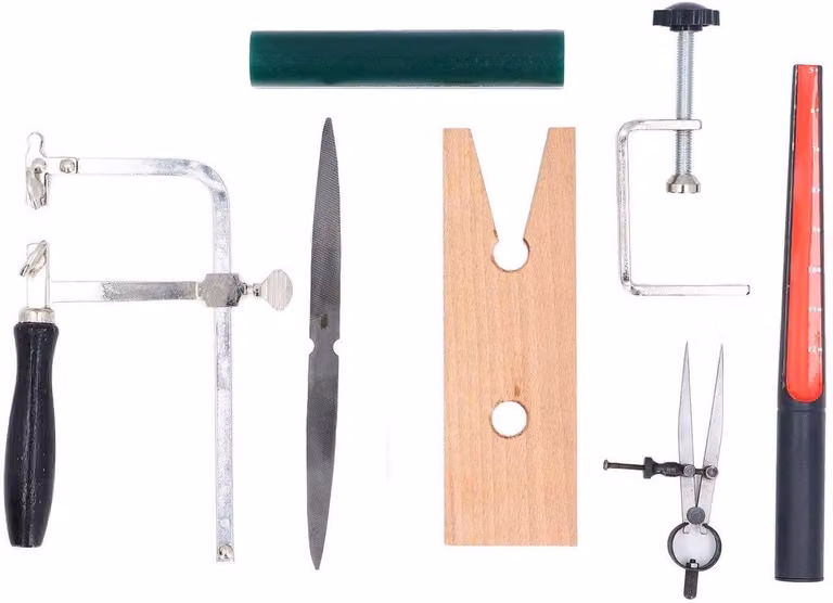Taglio di precisione - Set di utensili multifunzione - Utensili per la realizzazione di anelli - Materiali resistenti - Adatto per legno e metallo - Utensili per gioielleria