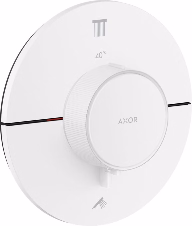 hansgrohe AXOR ShowerSelect ID thermostat, encastré, rond, 2 consommateurs, 36750700, 36750700