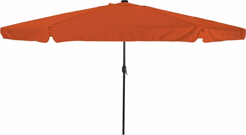 Maison Exclusive - Ombrellone da giardino, 395 x 395 x 245 cm, poliestere, forma rotonda, colore terracotta