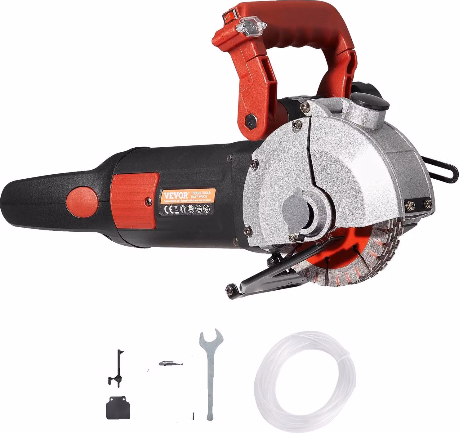 Fresatrice da muro, potenza 4800 W, profondità di scanalatura 42 mm, larghezza di scanalatura 41 mm, 5 lame, dimensioni 52 x 20 x 24 cm