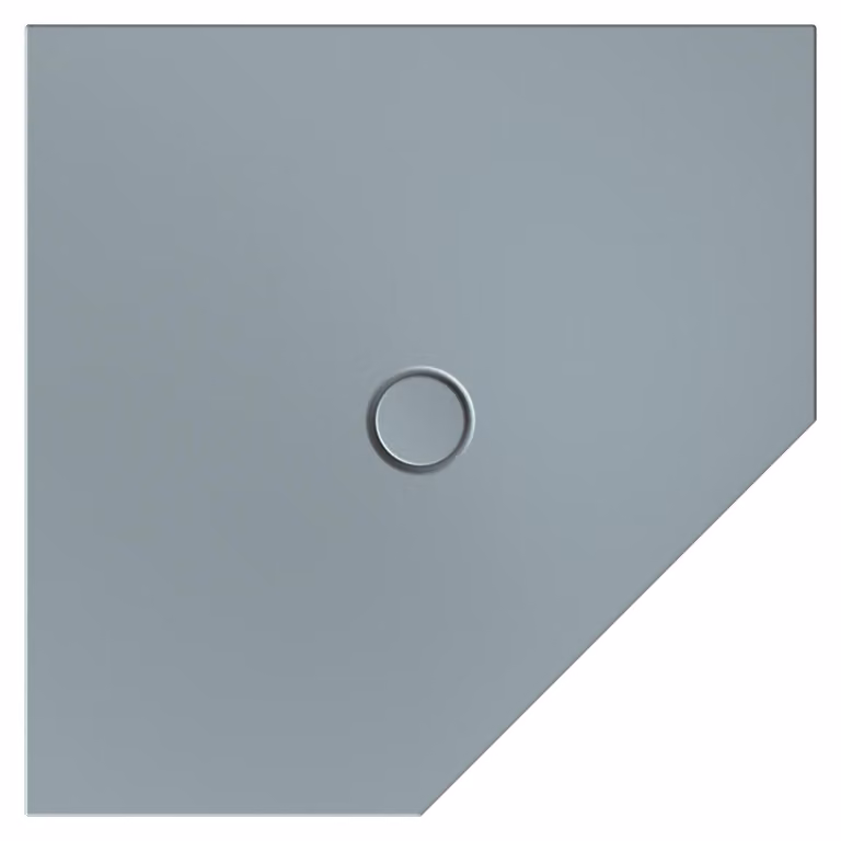 BetteFloor Caro receveurs de douche pentagonaux avec BetteGlasur Plus, 1000x1000mm, 7211-412PLUS, 7211-412PLUS