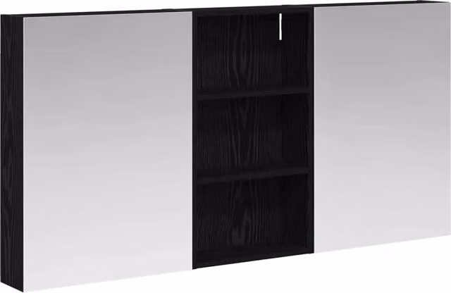 Set di Armadi da Bagno | Armadio da bagno con lo scaffale 3 pz 140 x 14,5 x 70 cm