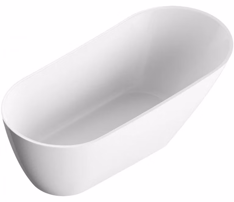 CERANO - Vasca da bagno freestanding in acrilico Savoia - bianco lucido - 170x80 cm