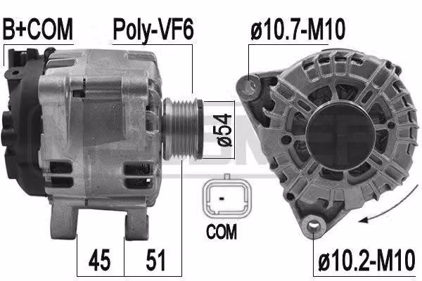 Alternatore 180A