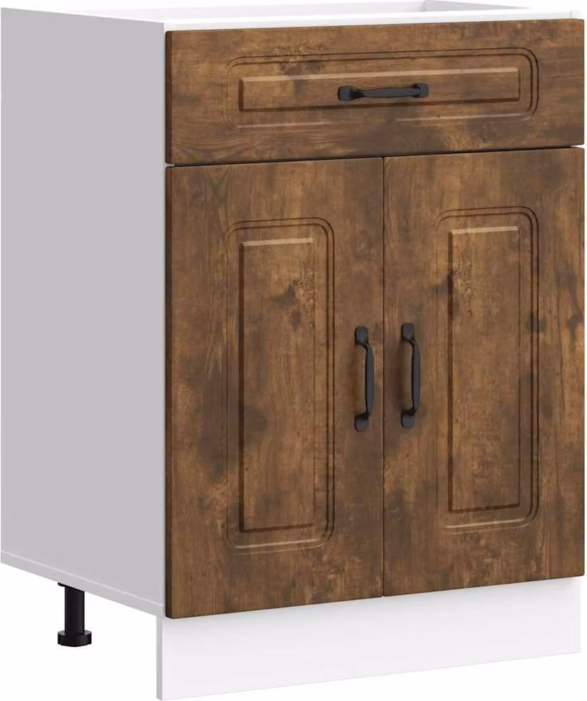 Base da Cucina Kalmar Rovere Fumo in Legno Multistrato