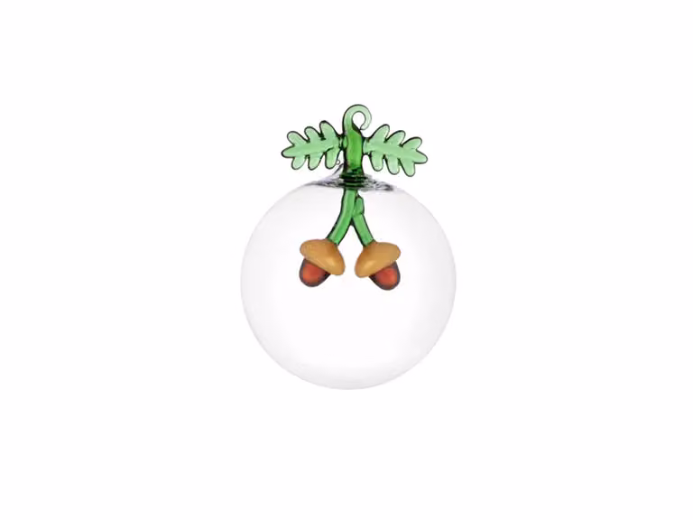 Acorns - Palla Natale Ghiande Interne - Set da 2