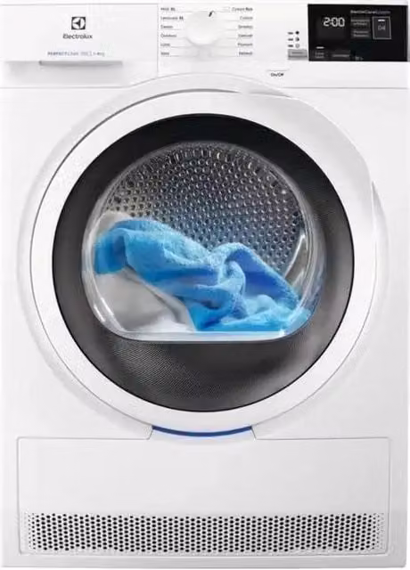 Electrolux EW7HA482 PerfectCare 700 Asciugatrice a Pompa di Calore 8 Kg Classe A++, Motore Inverter, Colore Bianco, L/P/H: 60 x 64 x 85 cm