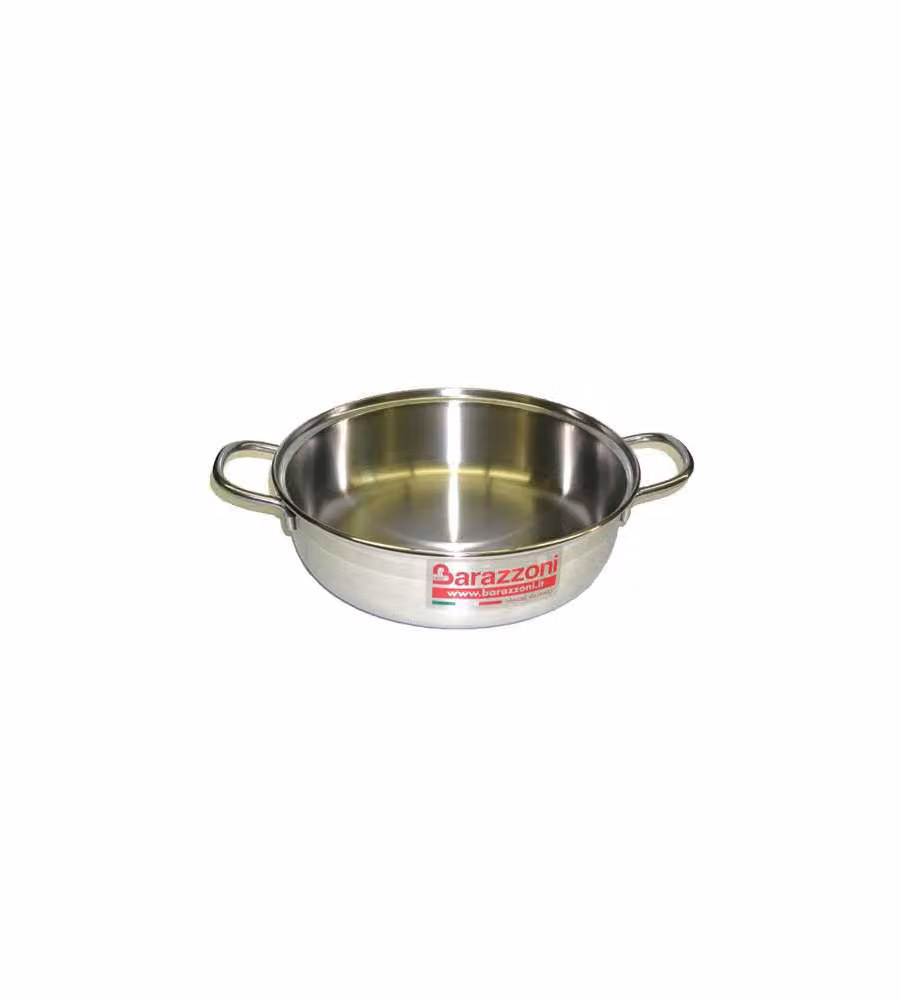 Tegame Inox 2 Manici        Cm 24 Bonita Barazzoni