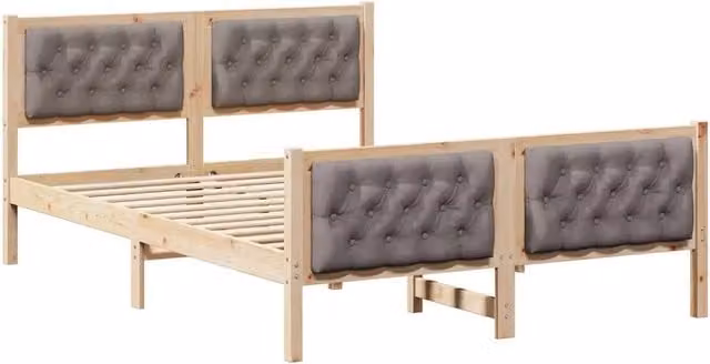 Letto matrimoniale | Letto per adulti | Struttura del letto Talpa 150 x 200 cm Pino massello