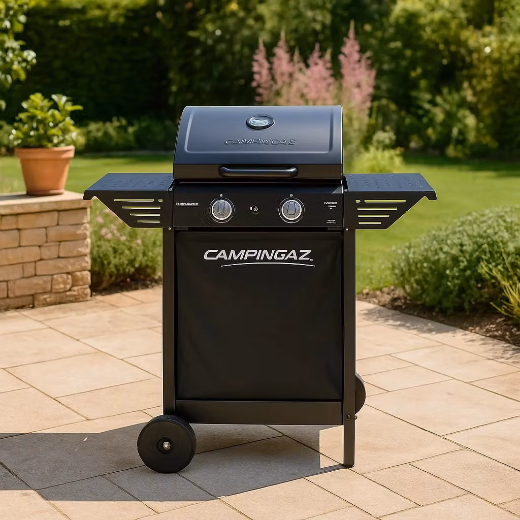 Barbecue a gas Campingaz Xpert 100L Plus da tavolo in acciaio nero con termometro e ruote – 2