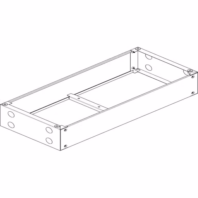 Base ABN RAL 7022 L 1090 x H 200 x P 500 mm US420