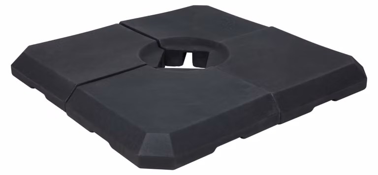 Solidchoice - Base per ombrellone robusta, colore nero