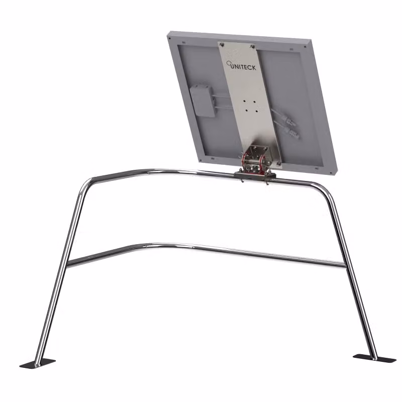 Supporto per balcone per pannello da 50W in acciaio inossidabile color argento Senza Marca – 2