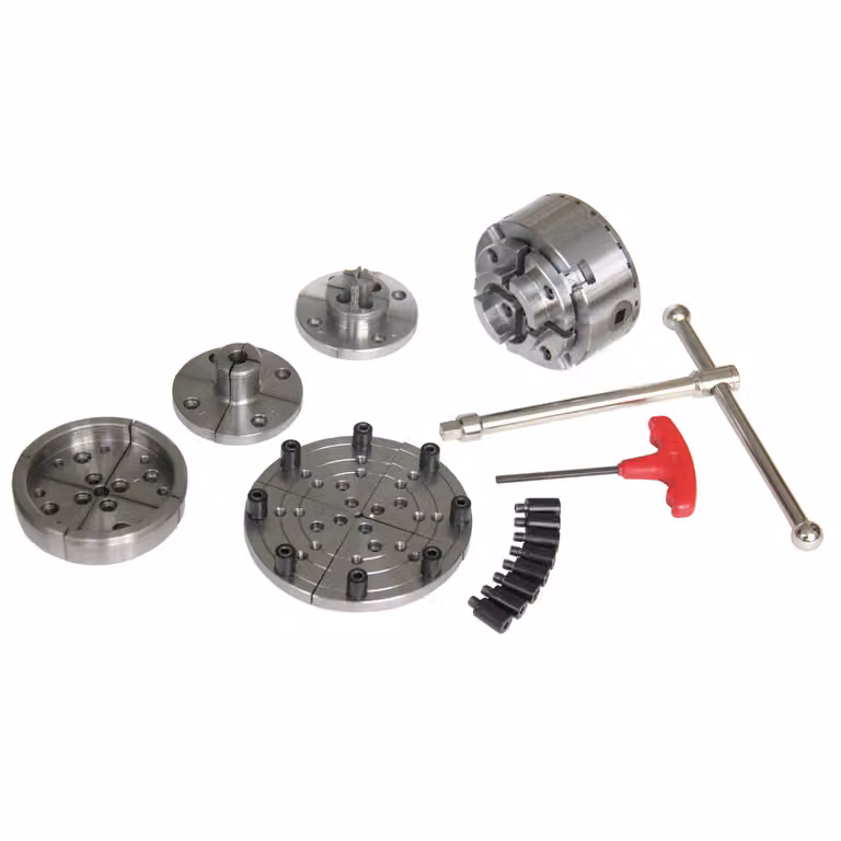 Mandrino a quattro ganasce Holzstar  Ø 95 mm Set premium, 5931057