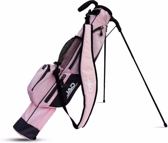 Borsa da golf - Leggera - Borsa da trasporto - Si apre automaticamente - 14 kg - Rosa