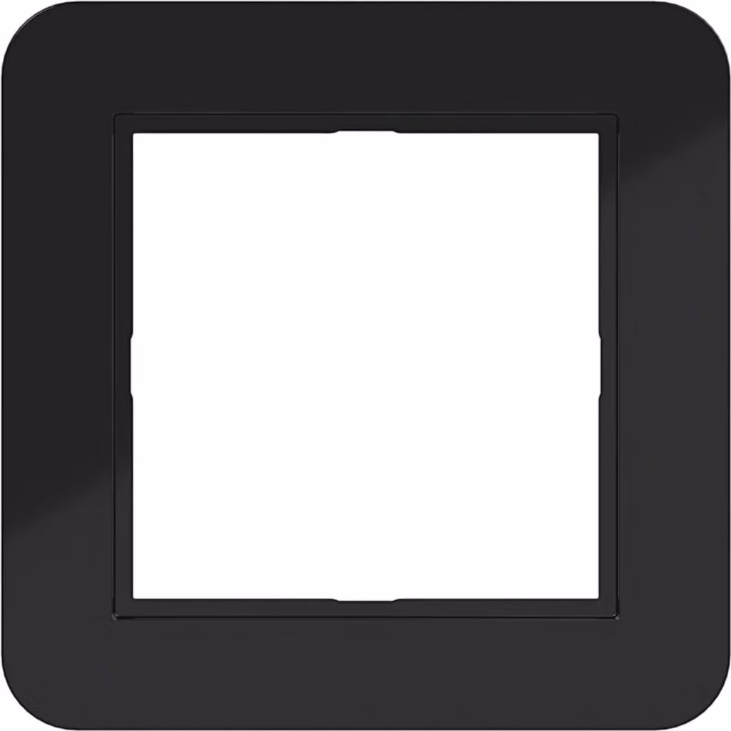 Cornice Hager singola C.1 WAD7100BG nero notte lucido