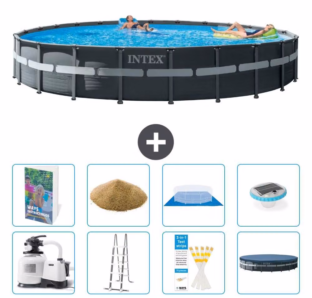 Ultra XTR Pool Rund - 732x132 cm - Set da 7 pezzi, modello S578