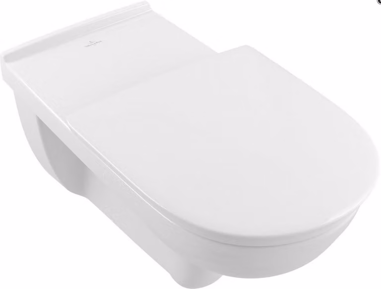 V+B Wand-Tiefspül-WC Vita O. NOVO randlos längerer Zulauf 360x700mm weiß