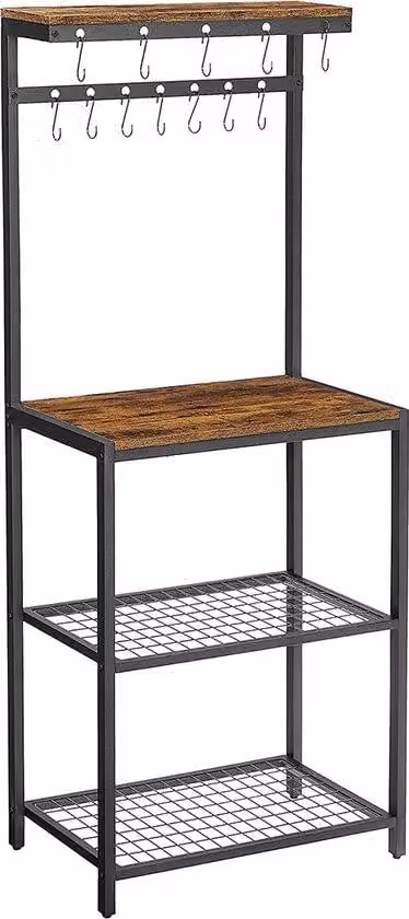 Pannello magnetron industriale, 60 x 40 x 151,5 cm, marrone/nero vintage, metallo
