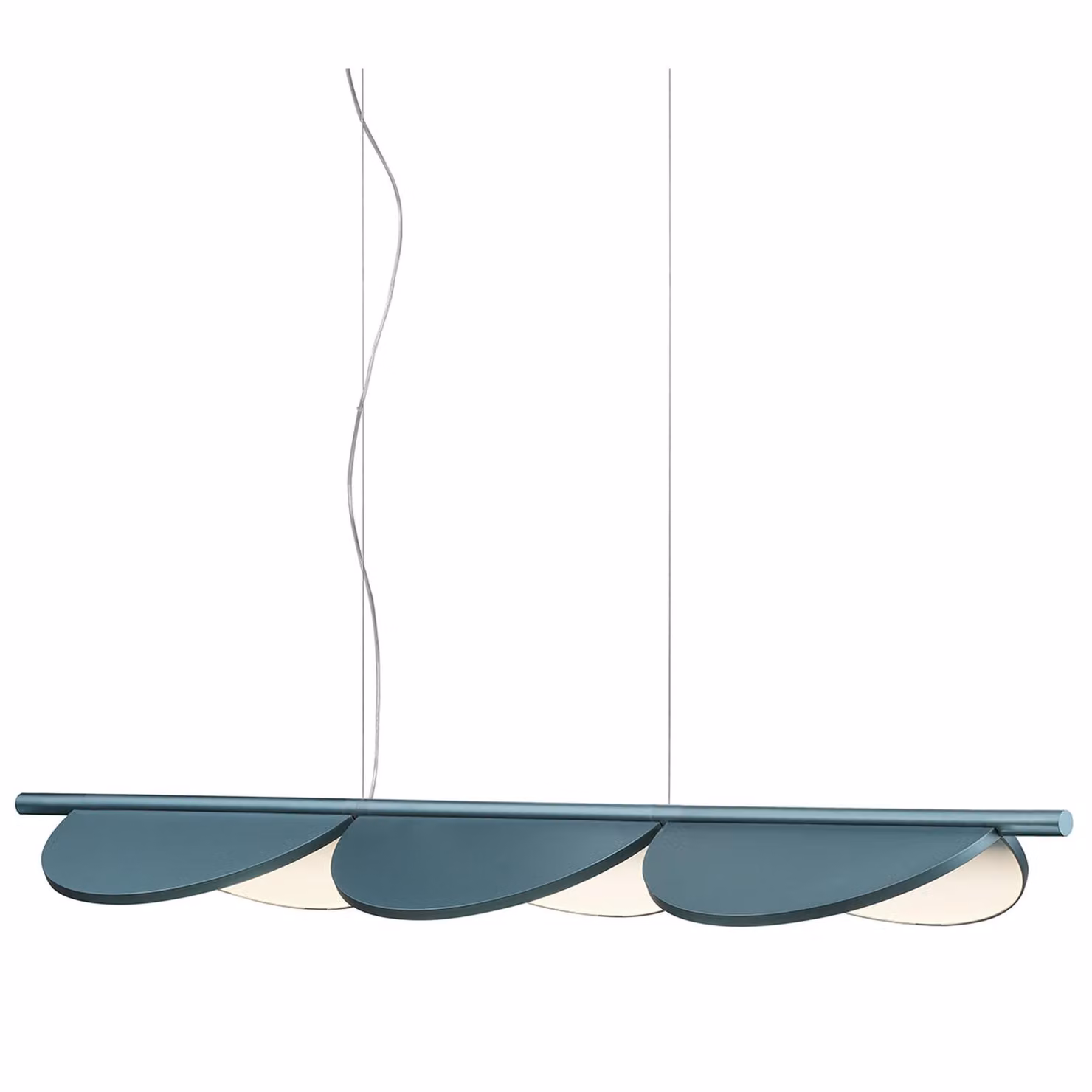 Flos - Almendra Linear - Lampada a sospensione - Blu