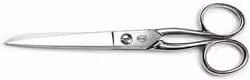 Forbice da sartoria Coltellerie Sanelli in acciaio con finitura specchio silver, Lunghezza: 17,8 cm