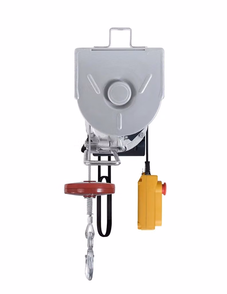 Paranco a cavo WERKU con motore da 1600 W, capacità 500/1000 Kg, in acciaio e alluminio, colore grigio – 2
