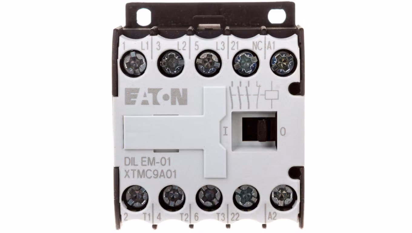 Contattore di potenza 9A 3P 110V AC 0Z 1R DILEM-01(110V50HZ,120V60HZ) 051792