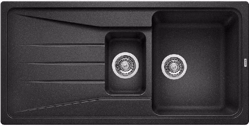 Blanco Sona 6 - Lavello in Silgranit, 1000x500 mm, colore nero, codice prodotto 525975