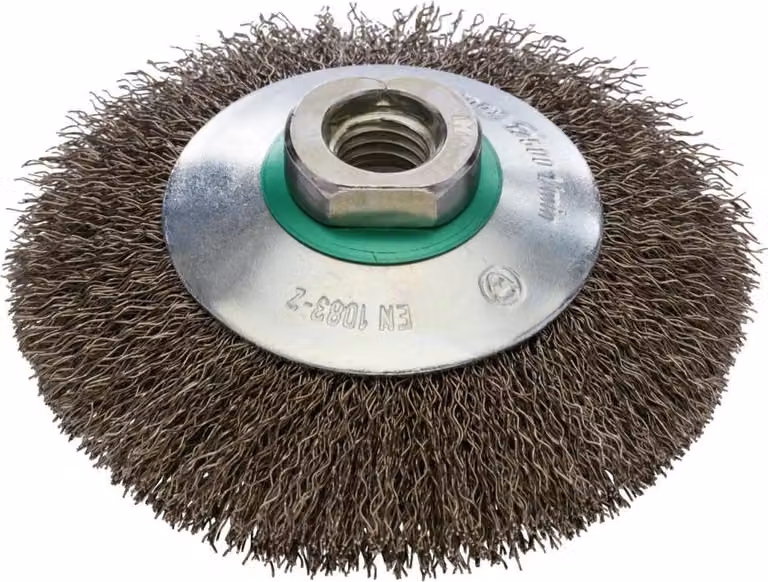 Spazzole coniche RHODIUS acciaio inox/acciaio/NE-metalli EKBW 1 pezzo