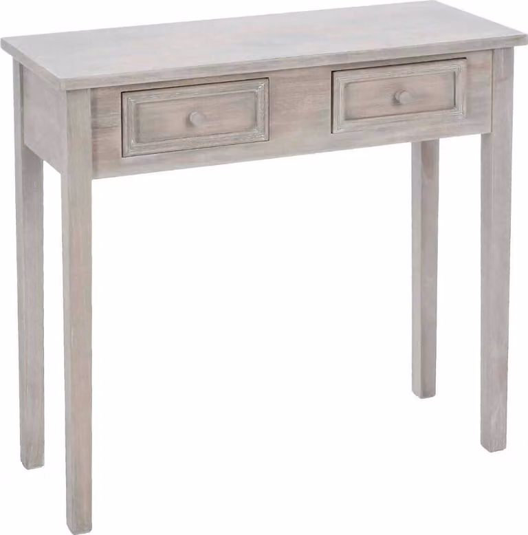 Scrivania CHARME in legno con 2 cassetti, 80 x 30 x 76 cm