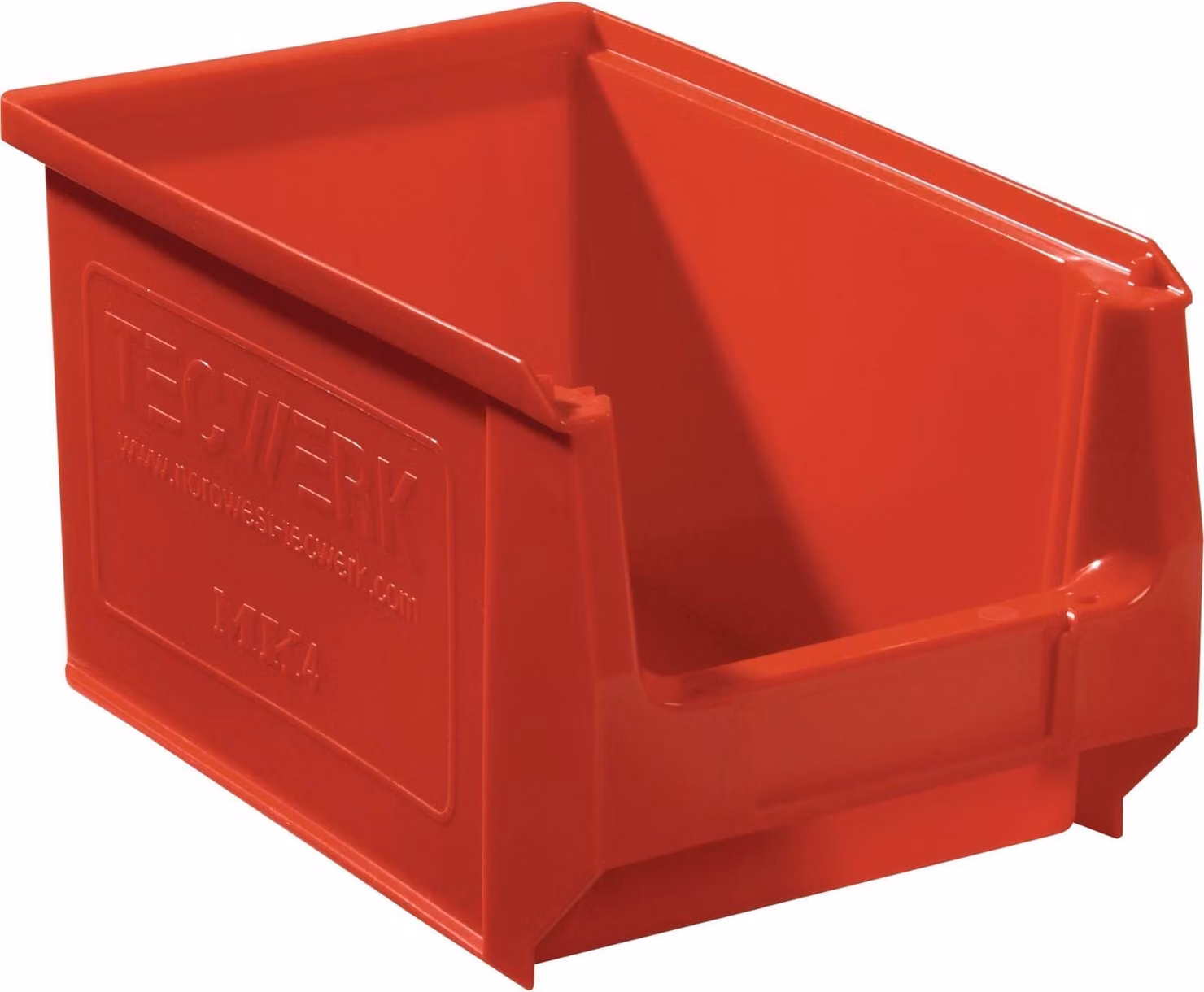 Contenitore aperto L230/200xL150xH130mm PE rosso