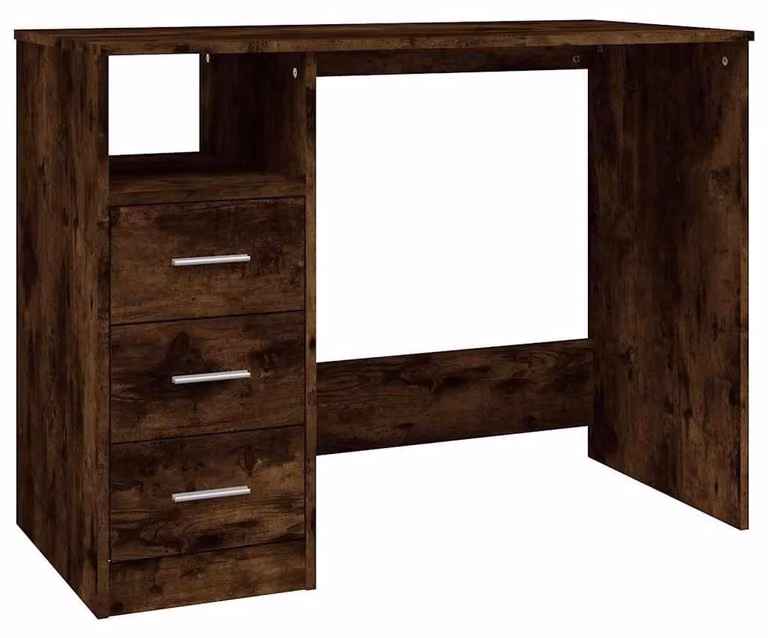 Solidchoice - Scrivania moderna, dimensioni 102 x 50 x 76 cm, con 3 cassetti