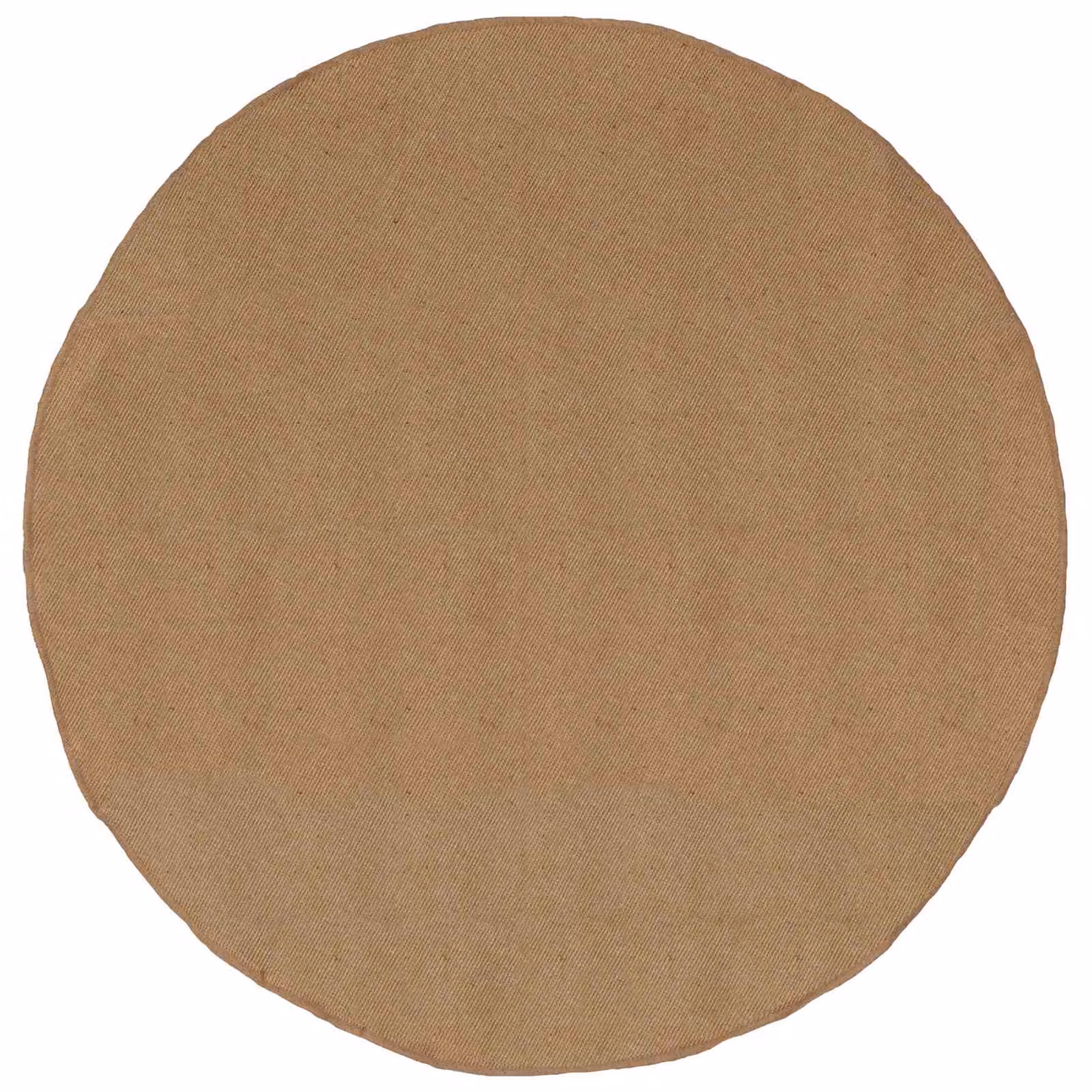 Tappeto rotondo in juta vidaXL, moderno e lavabile, colore beige e marrone, Ø 240 cm