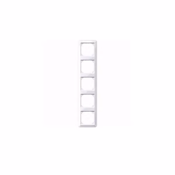 Cornice ATELIER-M, a 5 ante, bianco lucido