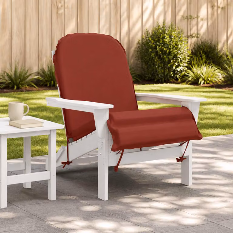 vidaXL Cuscino per Lounger Sole GEMERT Rosso, 100% Poliestere, Resistente alle Intemperie e Lavabile