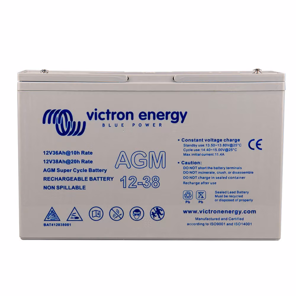 Victron AGM 12V 38Ah Super Cycle Batterie C20