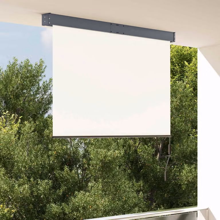 vidaXL Tenda a Rullo per Esterni 140x250 cm Crema