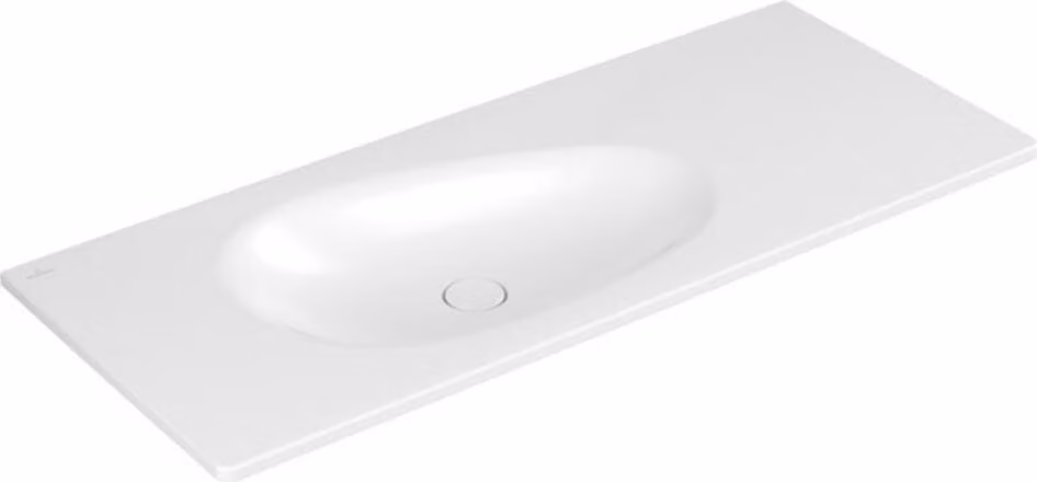 V&B mobile lavabo Antao 120x50cm, angolare, senza sfioratore, colore bianco C-plus