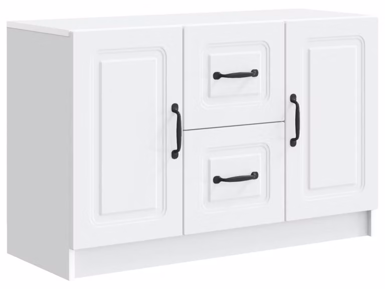 Credenza Bianco 89 x 34,5 x 57 cm Legno ingegnerizzato