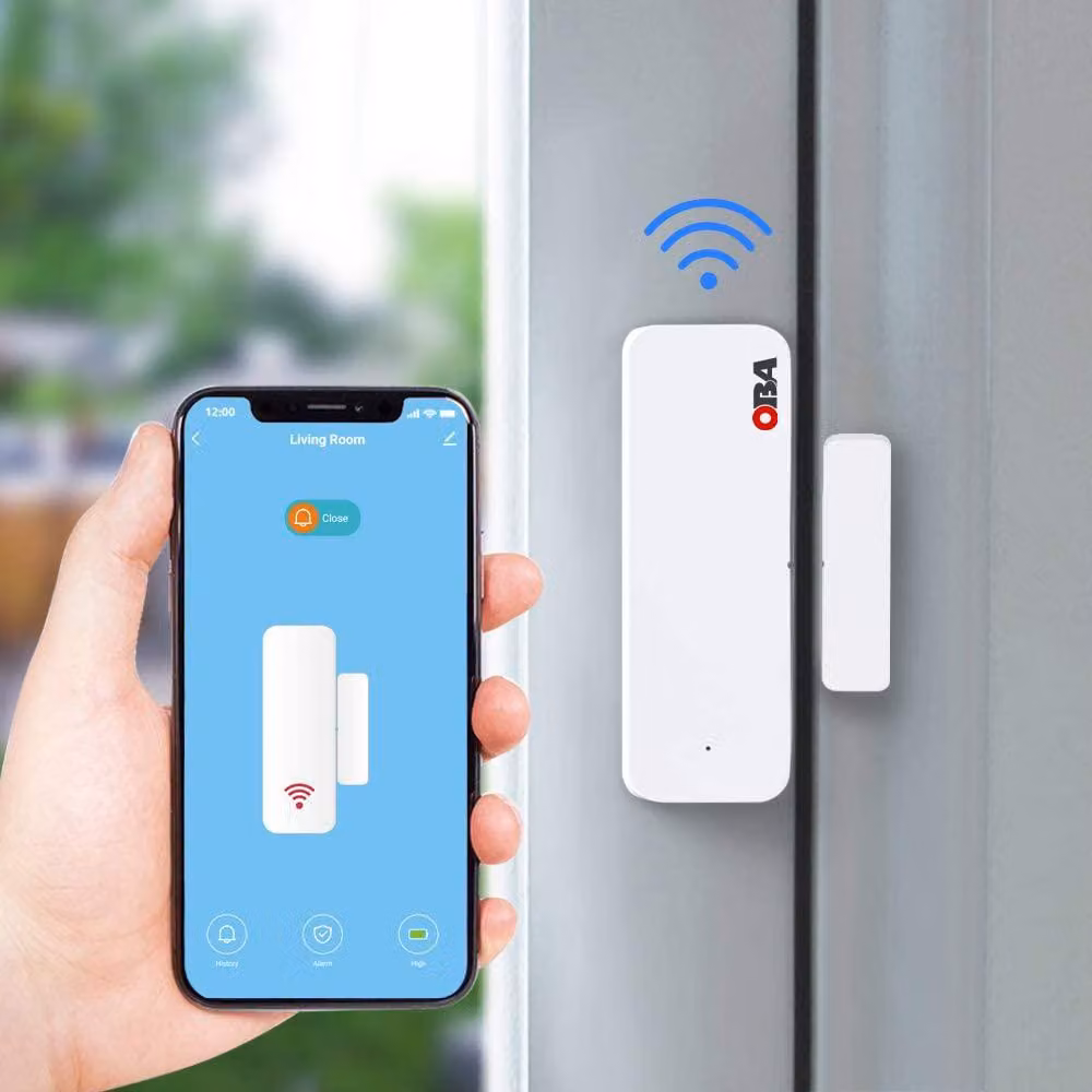 Sensore di apertura Wi-Fi per porte e finestre, notifiche sullo smartphone
