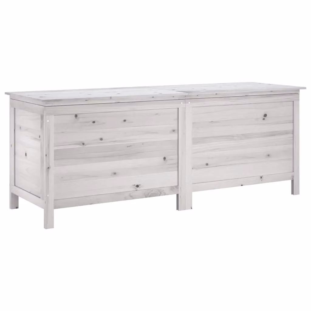 Contenitore da giardino vidaXL in legno massello di abete bianco, L 150 cm x P 50 cm x H 56,5 cm – 2